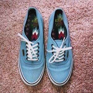 Baby Blue Vans💙🤍 WORE ONCE